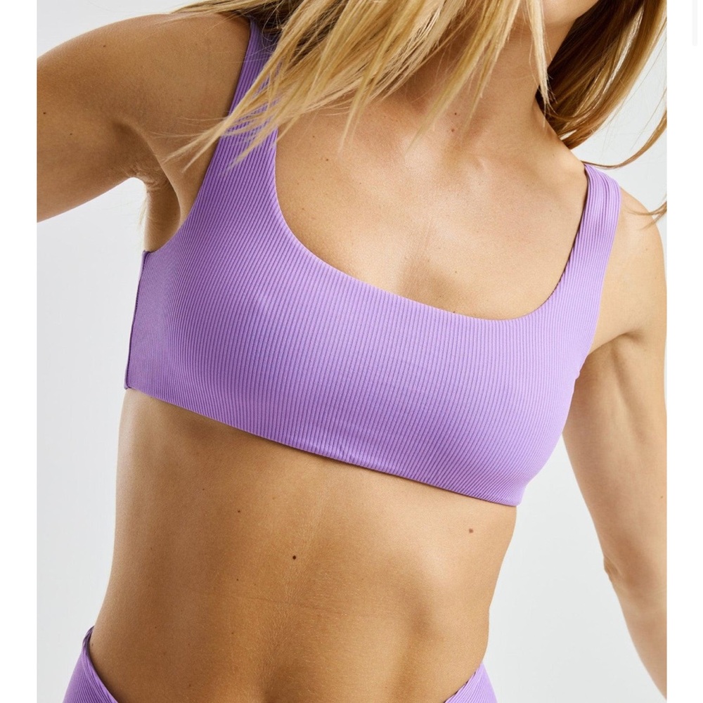 Year of Ours Julianna Bikini Top- size small- lavender